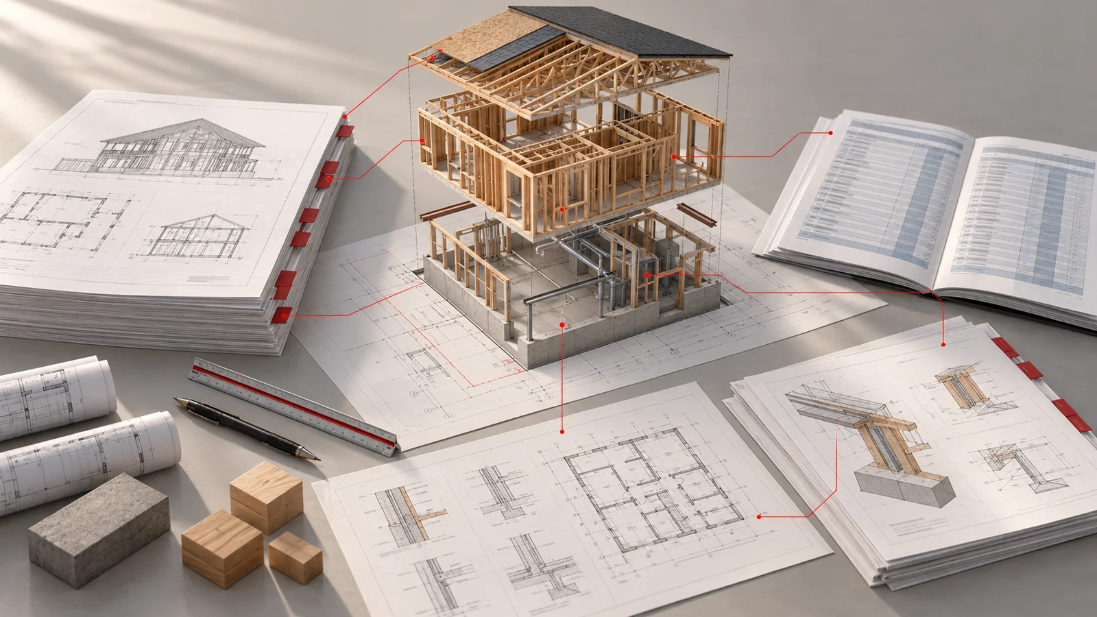 Conceptual illustration / organized project turnover